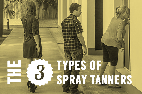 three types spray tanners